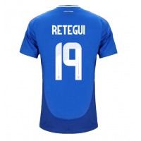 Italien Mateo Retegui #19 Hemmatröja EM 2024 Kortärmad